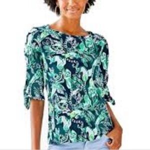 Lilly Pulitzer Title wave top 30710 NWT XXS Reg price $78.00 beach summer